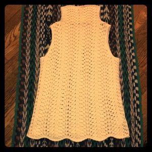 Weekend MaxMara Crocheted Cream Colored Top
